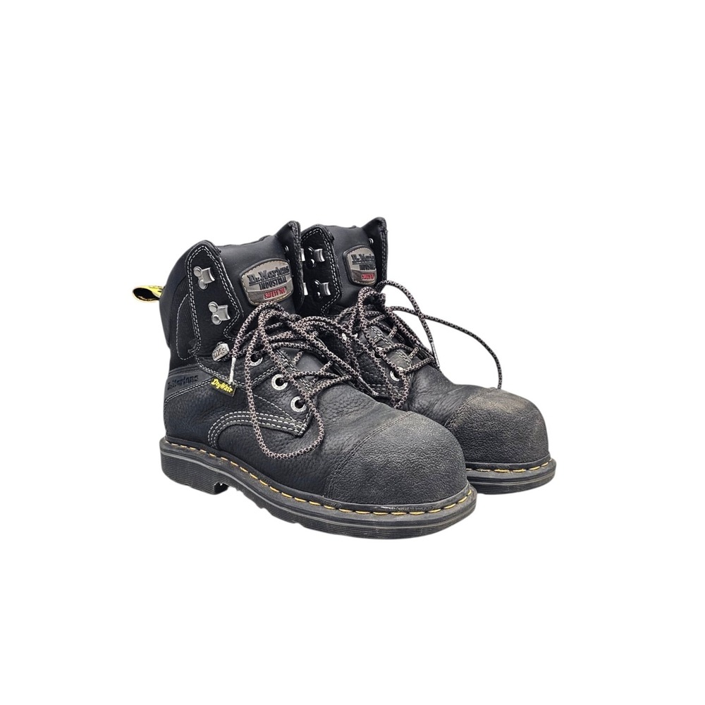 Dr Doc Martens Men's Size 7 Womens‎ 8 US Duxford Steel Toe Cap Safety Boots READ